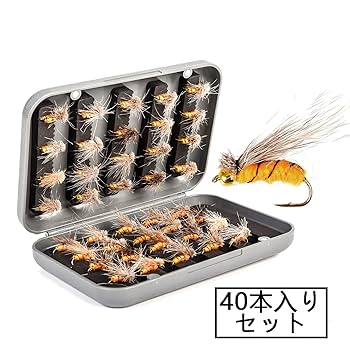 フライ　毛鉤 Amazon | 完成フライ フライフィッシング用 毛ばり フライ